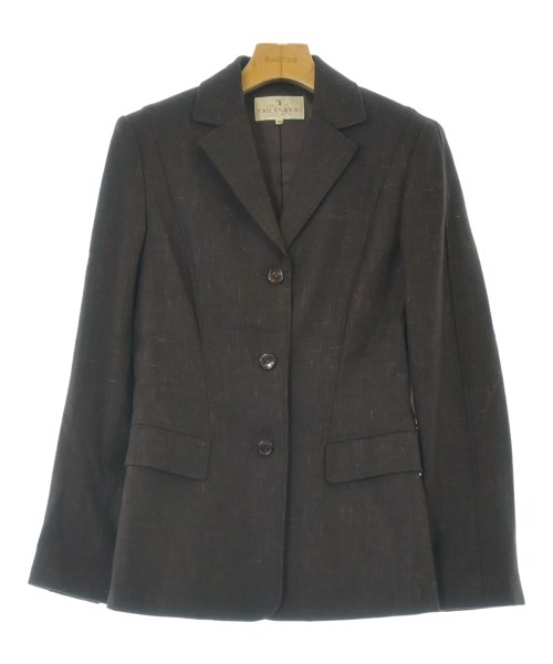 TRUSSARDI(トラサルディ－)テーラードジャケット 茶 サイズ:40(M位)/2200624963035