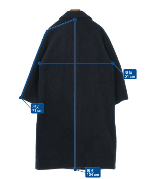 CIVIDINI（チヴィディーニ）チェスターコート 紺 サイズ:38(S位) レディース/2200640670047