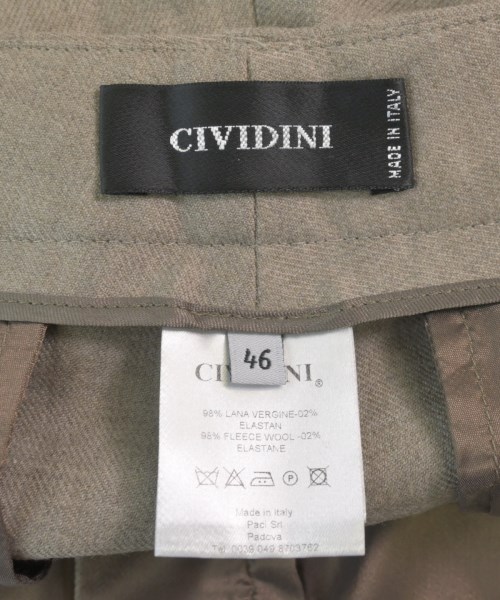 CIVIDINI（チヴィディーニ）スラックス ベージュ サイズ:46(XL位) レディース/2200611023094