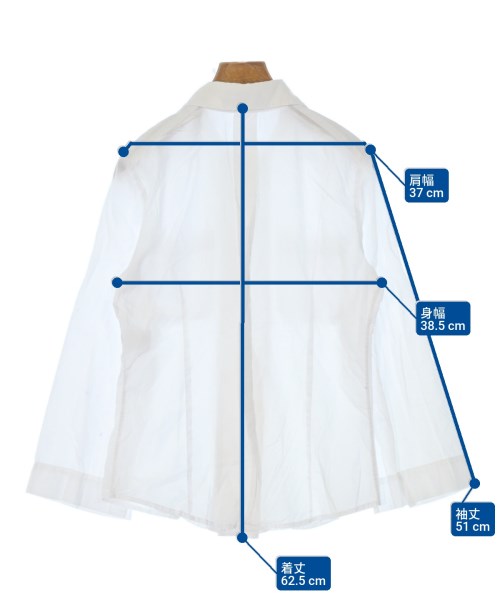 CIVIDINI（チヴィディーニ）カジュアルシャツ 白 サイズ:42(M位) レディース/2200670782130