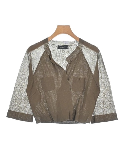 CIVIDINI(チヴィディーニ)カーディガン 茶 サイズ:42(M位)/2200655932130