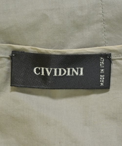 CIVIDINI（チヴィディーニ）シャツワンピース カーキ サイズ:40(M位) レディース/2200705552011