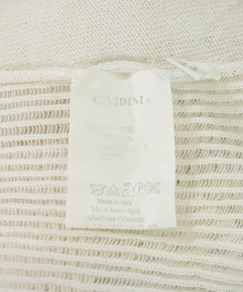 CIVIDINI（チヴィディーニ）ノースリーブ 白 サイズ:44(L位) レディース/2200706099027