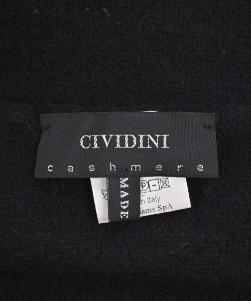 CIVIDINI（チヴィディーニ）マフラー 黒 サイズ:- レディース/2200709359142