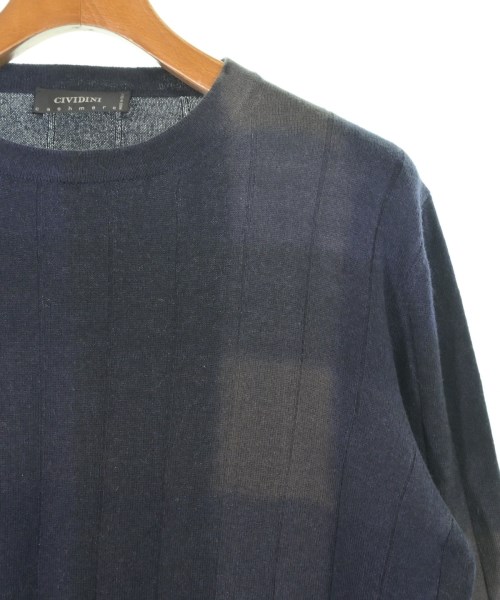 CIVIDINI（チヴィディーニ）ニット・セーター 紺 サイズ:48(L位) メンズ/2200660857404