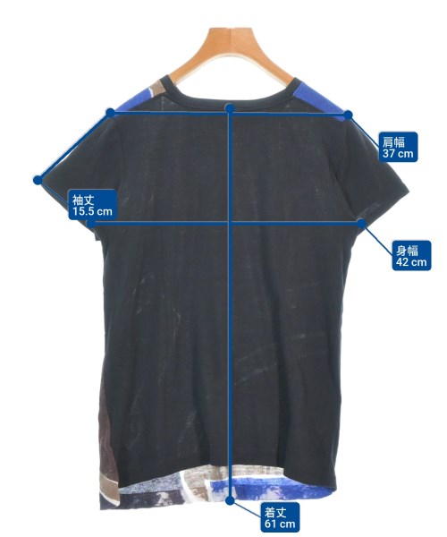 CIVIDINI（チヴィディーニ）Tシャツ・カットソー 黒 サイズ:42(M位) レディース/2200664948221