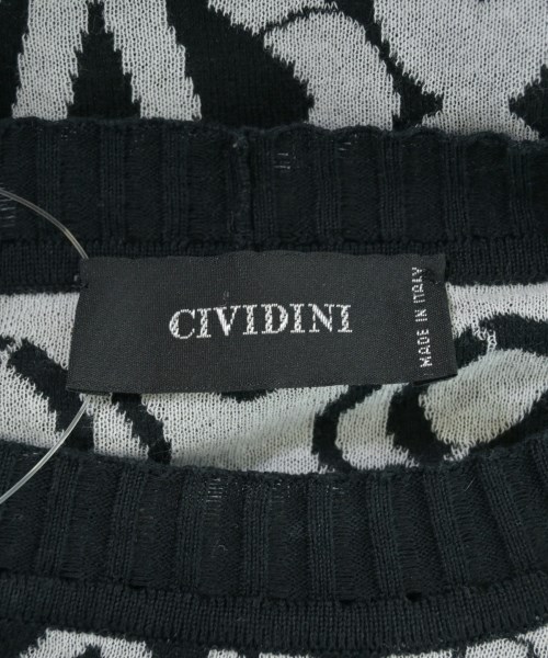 CIVIDINI（チヴィディーニ）Tシャツ・カットソー 黒 サイズ:42(M位) レディース/2200670834068
