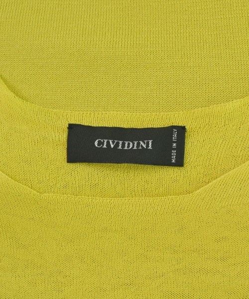 CIVIDINI（チヴィディーニ）ワンピース 黄 サイズ:44(L位) レディース/2200690293012