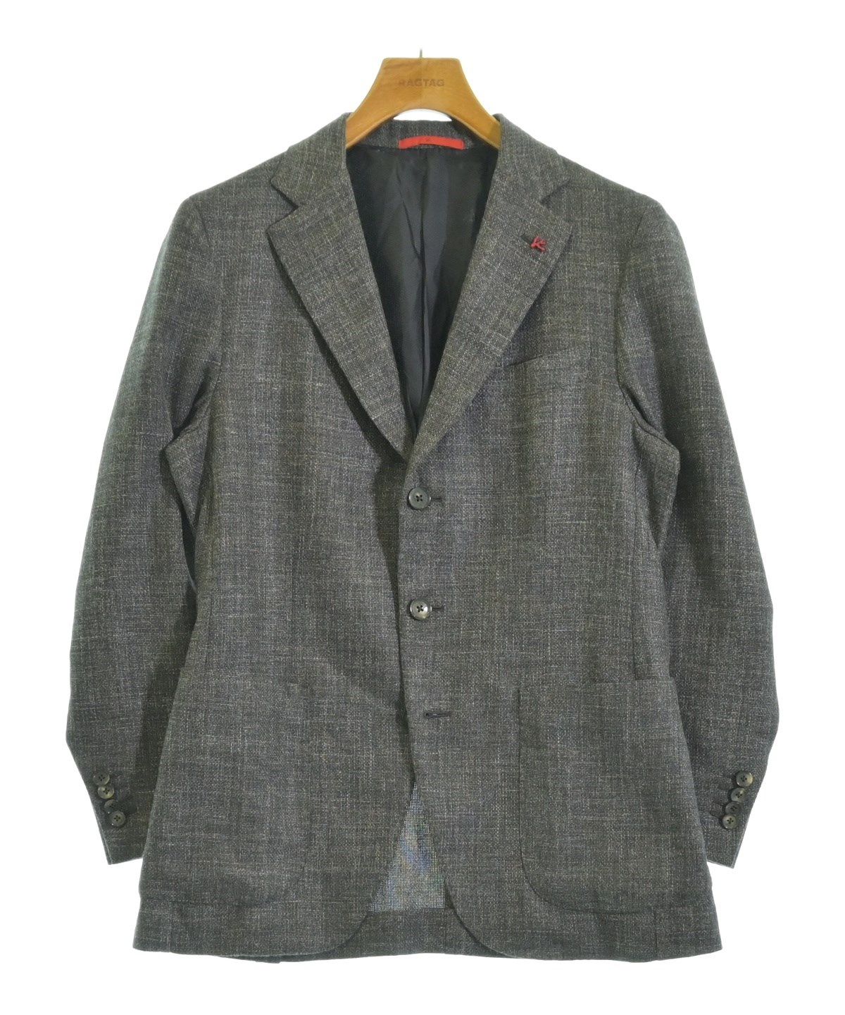 ISAIA（イサイア）テーラードジャケット グレー サイズ:46(M位