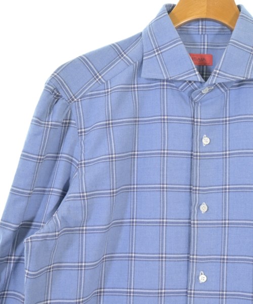 ISAIA（イサイア）カジュアルシャツ 青 サイズ:-(L位) メンズ/2200693916314