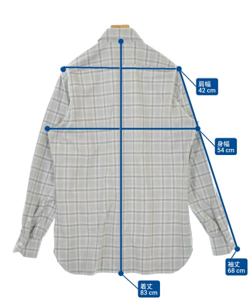 ISAIA（イサイア）カジュアルシャツ グレー サイズ:-(XL位) メンズ/2200693916321