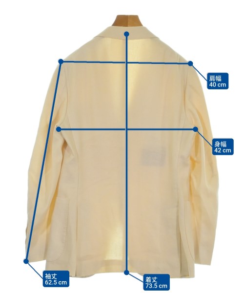 ISAIA（イサイア）カジュアルジャケット 白 サイズ:44(S位) メンズ/2200646491011