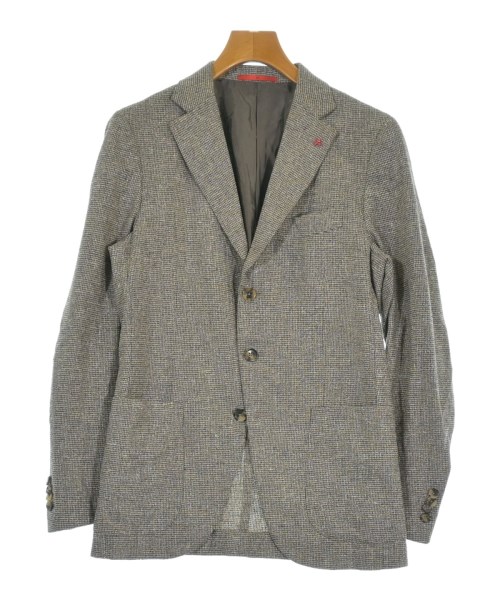 ISAIA(イサイア)カジュアルジャケット 茶 サイズ:44(S位)/2200646491066