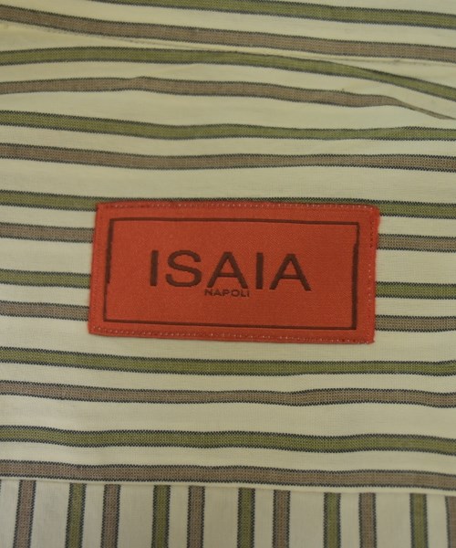 ISAIA（イサイア）ドレスシャツ 白 サイズ:15(S位) メンズ/2200646491295