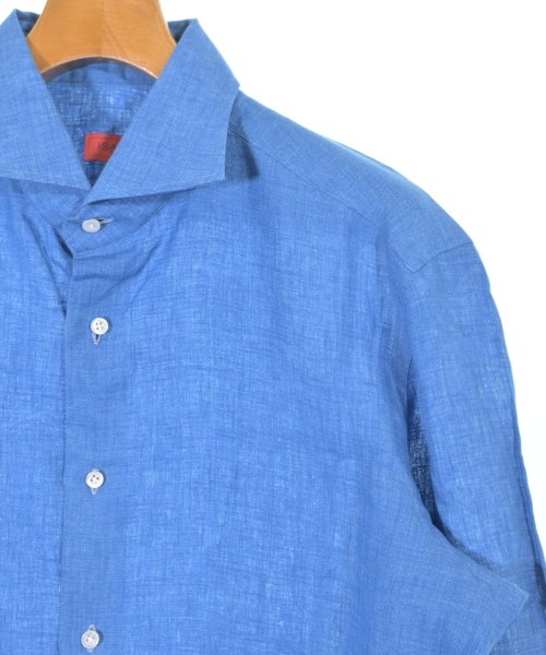 ISAIA（イサイア）カジュアルシャツ 青 サイズ:41(XL位) メンズ/2200649644308