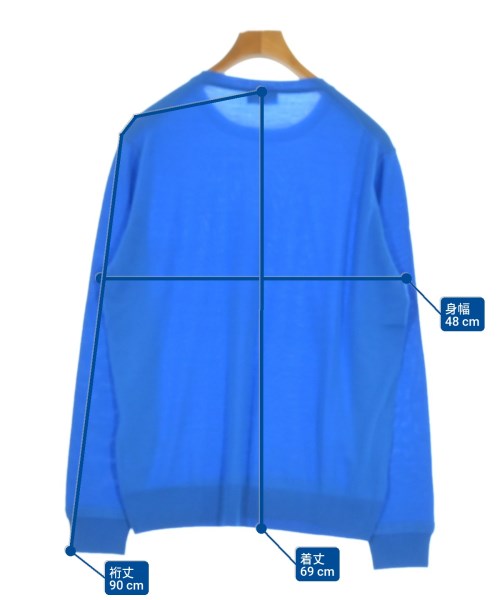 ISAIA（イサイア）ニット・セーター 青 サイズ:XL メンズ/2200649644360