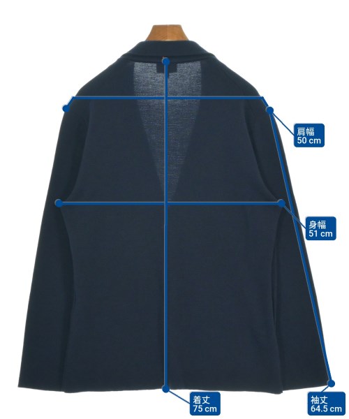 ISAIA（イサイア）ジャケット 紺 サイズ:L メンズ/2200638269208