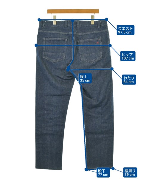 ISAIA（イサイア）デニムパンツ 紺 サイズ:36(XXL位) メンズ/2200638269277