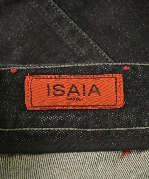 ISAIA（イサイア）デニムパンツ 黒 サイズ:52(XXL位) メンズ/2200638269284