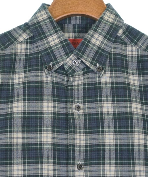 ISAIA（イサイア）カジュアルシャツ 紺 サイズ:39(M位) メンズ/2200641295140