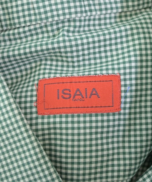 ISAIA（イサイア）カジュアルシャツ 緑 サイズ:-(M位) メンズ/2200659139276