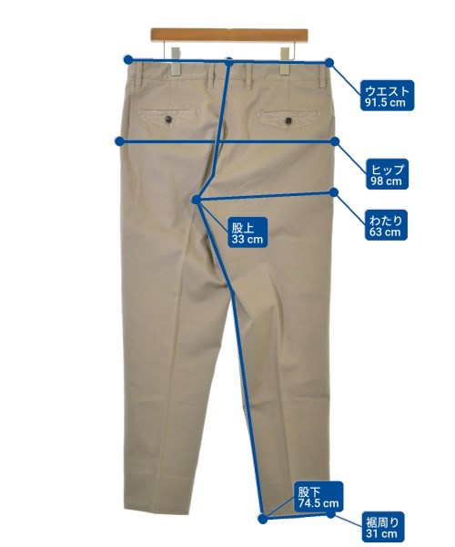 ISAIA（イサイア）スラックス ベージュ サイズ:50(XL位) メンズ/2200659139412