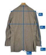 ISAIA（イサイア）テーラードジャケット 茶 サイズ:48(L位) メンズ/2200732155094