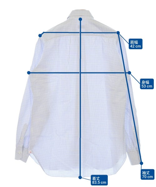 ISAIA（イサイア）カジュアルシャツ 白 サイズ:-(XL位) メンズ/2200687078288
