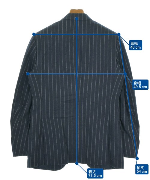 ISAIA（イサイア）テーラードジャケット 紺 サイズ:46(M位) メンズ/2200683286120