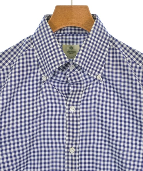 LUIGI BORRELLI（ルイジボレッリ）カジュアルシャツ 青 サイズ:39(M位) メンズ/2200635038111