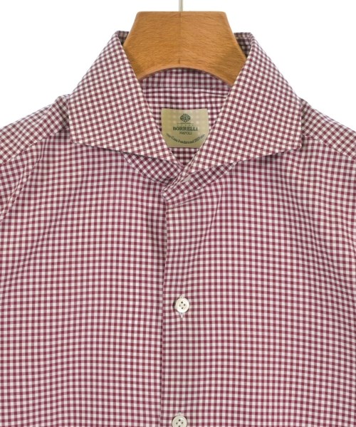LUIGI BORRELLI（ルイジボレッリ）カジュアルシャツ 赤 サイズ:39(M位) メンズ/2200635038135