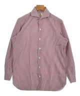 LUIGI BORRELLI（ルイジボレッリ）カジュアルシャツ 赤 サイズ:39(M位) メンズ/2200635038135