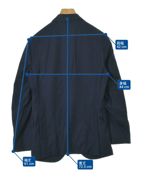 LUIGI BORRELLI（ルイジボレッリ）ビジネス 紺 サイズ:44(S位) メンズ/2200637453059