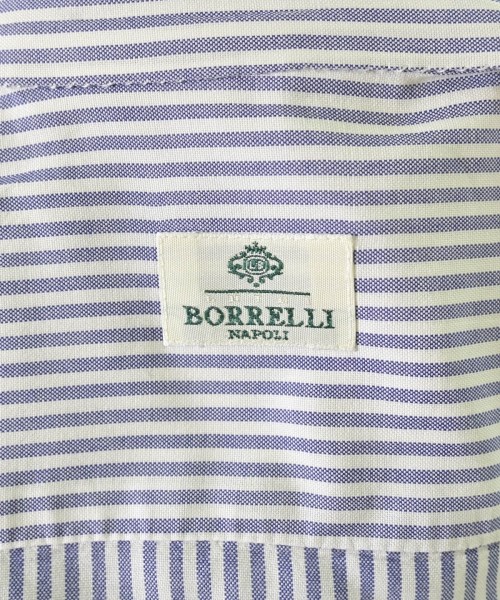 LUIGI BORRELLI（ルイジボレッリ）ドレスシャツ 青 サイズ:37(XS位) メンズ/2200625020041