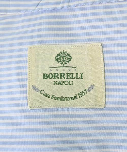 LUIGI BORRELLI（ルイジボレッリ）ドレスシャツ 青 サイズ:38(S位) メンズ/2200625020058
