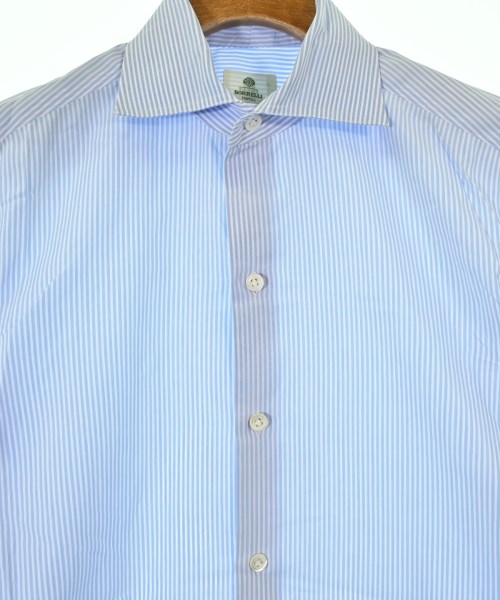 LUIGI BORRELLI（ルイジボレッリ）ドレスシャツ 青 サイズ:38(S位) メンズ/2200625020058