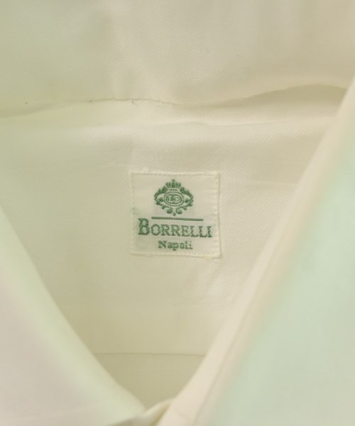 LUIGI BORRELLI（ルイジボレッリ）ドレスシャツ 白 サイズ:37(XS位) メンズ/2200631350156