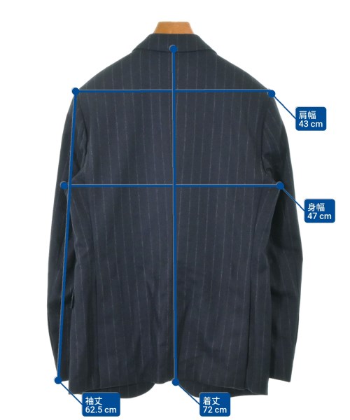 LUIGI BORRELLI（ルイジボレッリ）ビジネス 紺 サイズ:48/48(L位) メンズ/2200641849015