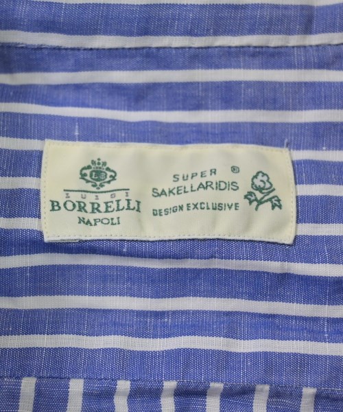 LUIGI BORRELLI（ルイジボレッリ）ドレスシャツ 青 サイズ:39(M位) メンズ/2200641849022