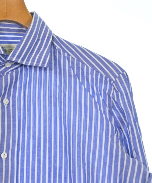 LUIGI BORRELLI（ルイジボレッリ）ドレスシャツ 青 サイズ:39(M位) メンズ/2200641849022