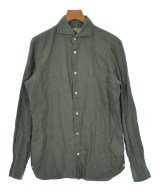 LUIGI BORRELLI（ルイジボレッリ）ドレスシャツ 緑 サイズ:40(L位) メンズ/2200641849039