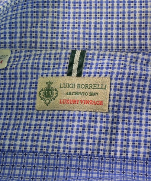 LUIGI BORRELLI（ルイジボレッリ）カジュアルシャツ 青 サイズ:M メンズ/2200642105066