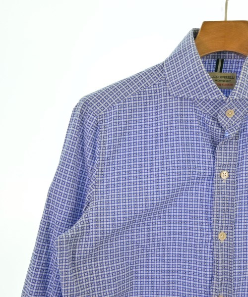 LUIGI BORRELLI（ルイジボレッリ）カジュアルシャツ 青 サイズ:M メンズ/2200642105066