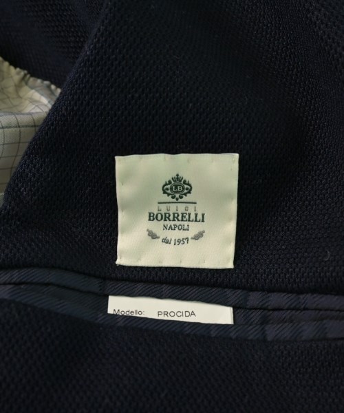 LUIGI BORRELLI（ルイジボレッリ）ジャケット 紺 サイズ:46(M位) メンズ/2200642526014