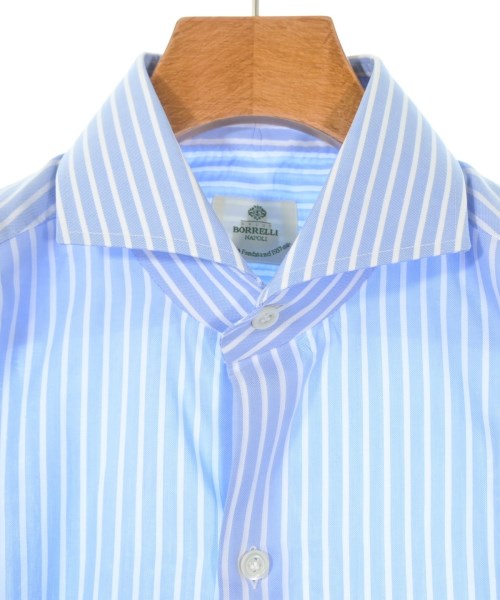 LUIGI BORRELLI（ルイジボレッリ）ドレスシャツ 青 サイズ:39(M位) メンズ/2200622395098