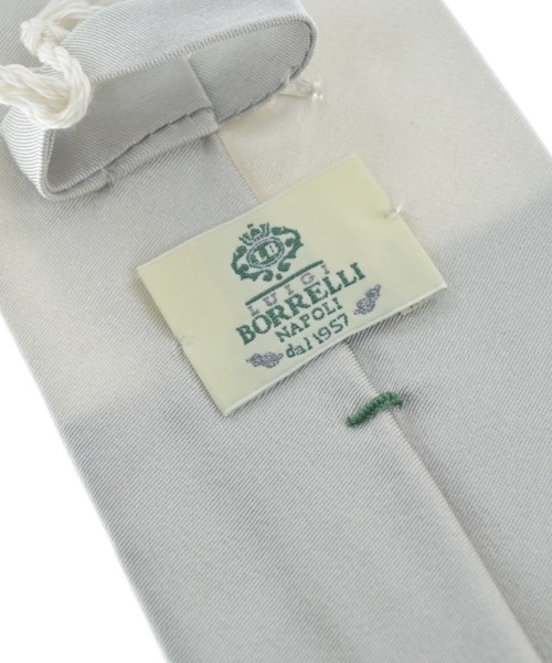 LUIGI BORRELLI（ルイジボレッリ）ネクタイ シルバー サイズ:- メンズ/2200623947036