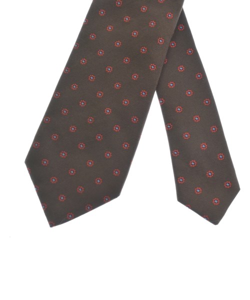 LUIGI BORRELLI（ルイジボレッリ）ネクタイ 茶 サイズ:- メンズ/2200624196020