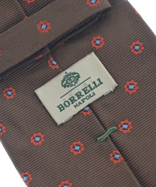 LUIGI BORRELLI（ルイジボレッリ）ネクタイ 茶 サイズ:- メンズ/2200624196020