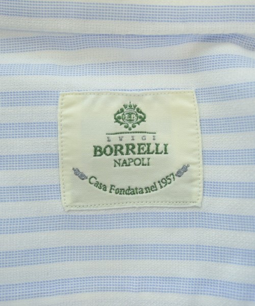 LUIGI BORRELLI（ルイジボレッリ）ドレスシャツ 青 サイズ:39(M位) メンズ/2200617189091