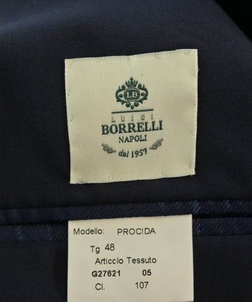 LUIGI BORRELLI（ルイジボレッリ）テーラードジャケット 紺 サイズ:48(L位) メンズ/2200617609018